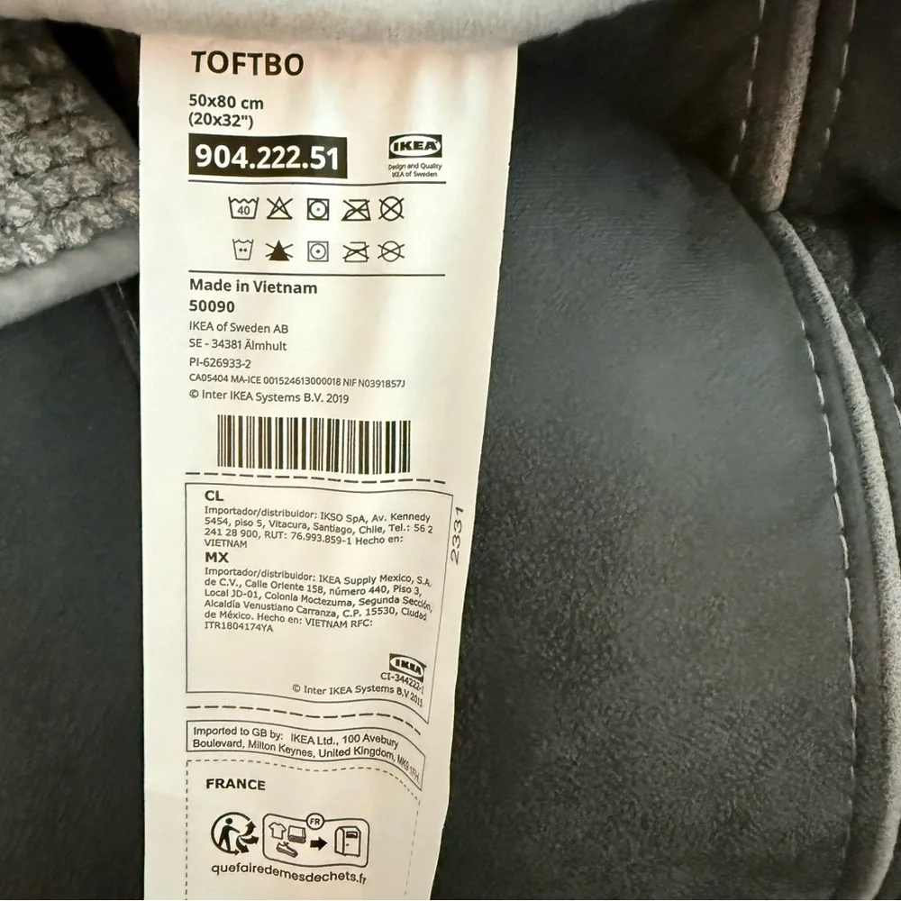 Set of 3 IKEA bath mats Gray-white mélange Toftbo like new! - Picture 6 of 6